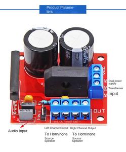 Placa amplificadora de potencia TDA1521 de doble canal 2*15W con Super LM187 LM1876 TDA7265 fuente de alimentación Dual para componentes electrónicos - Product Image 4