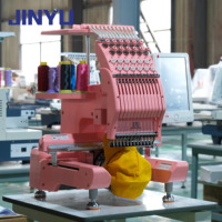 Machine à broder JCH1201 machine d'impression de logo de vêtement à tête unique pour les petites entreprises