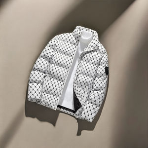 Men's Winter Jacket New Casual Business Leisure Coat with <b>Stand</b> Collar Warm Baseball Style Parka Men's Winter Down Jacket - Product Image 3