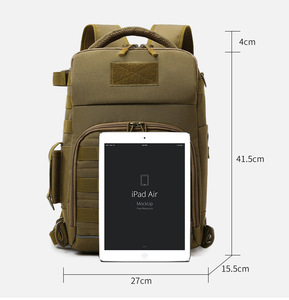 Sac à dos tactique Molle grande capacité, sac de randonnée imperméable pour 3 jours, sac d'assaut tactique - Product Image 6