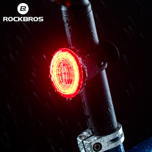 Luz Trasera para Bicicleta <span class=keywords><strong>ROCKBROS</strong></span> Inteligente Ultra Brillante, Recargable, Impermeable, LED - Product Image 2