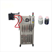 Machine de thermoscellage électrique semi-automatique facile à utiliser pour bouteilles et fûts en plastique, anti-goutte, pour boissons et produits chimiques