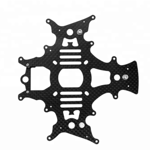 Carbonio 3K parti personalizzate in fibra di carbonio FPV <span class=keywords><strong>telaio</strong></span> per Drone forgiato con lavorazione CNC per veicoli aerei senza equipaggio e perforazione - Product Image 1