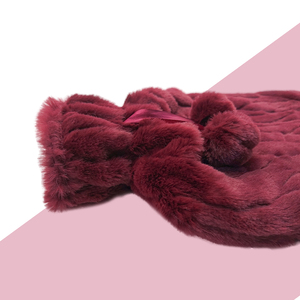 Pantoufles et tablier de cuisine de haute qualité, bouteille d'eau chaude en caoutchouc avec housse en peluche, ensemble cadeau - Product Image 6