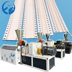 Machine d'extrusion de profilés d'angle en PVC pour murs, ligne de production de profilés d'angle en céramique pour carreaux en PVC - Product Image 1