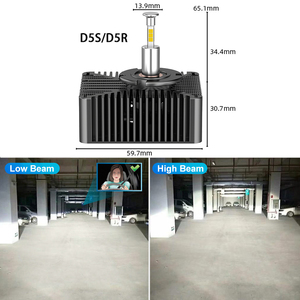 Nuevas Bombillas LED D1S 2024 para Conversión de Faros Delanteros, 6000K, Aluminio, para A3/A4, con Impermeabilidad IP67 y Luz de Haz D1S - Product Image 6