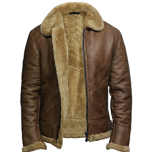 <b>SMART</b> SHINE ENTERPRISES Modern Genuine Leather <b>Jacket</b> <b>for</b> <b>Men</b> Premium Quality Soft Durable Comfortable <b>Casual</b> Winter Breathable - Product Image 1