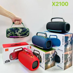 ลำโพงพกพา Box2100 กำลังขับสูง เสียงเบสหนักแน่น ลำโพงบูมบ็อกซ์สำหรับงานปาร์ตี้กลางแจ้ง วิทยุ FM ช่องเสียบ USB ขายส่ง - Product Image 4
