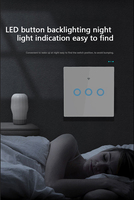 Panel de Interruptores Táctil de 12V para Iluminación Moderna |   Interruptor Táctil de Cristal Inalámbrico RF con Aprendizaje de Rollos |   Control de Encendido/Apagado con Batería AAA