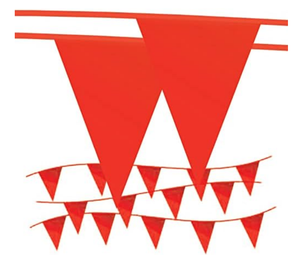 Drapeaux de signalisation - Barrière de signalisation de sécurité pour toit homologuée OSHA 500 lb pour la circulation, les fêtes et les événements - Corde de 105 pieds résistante à la décoloration - Product Image 4