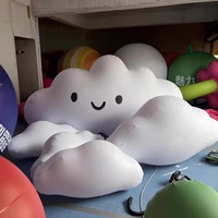 Ballon gonflable géant gonflable de forme de nuage de modèle de nuage pour annoncer la sculpture gonflable de décoration