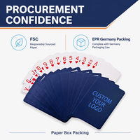 Cartes d'affirmation de style de vie à coins arrondis, personnalisables en taille et logo, jeu de cartes d'autosatisfaction avec boîte rigide