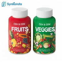 Suplemen Buah dan Sayuran untuk Anak-anak dan Dewasa, Vitamin, Superfood, Kapsul Pendukung Imunitas, Nutrisi Harian, Multivitamin