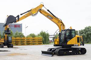 Mini-excavatrice sur chenilles SY155U de 15 tonnes, contrôlée par PLC, moteur haute performance, facile à utiliser, pour applications hydrauliques – Vente en gros - Product Image 5