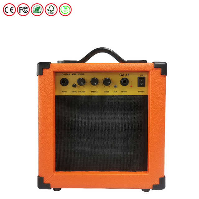 HUASHENG Trendy Colors Guitar AMP Amplif OEM ODM Musical Instrument Accessories Orange Bass Electric Acoustic Guitar Amplifier
