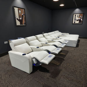 โซฟาปรับนอนไฟฟ้าสำหรับโฮมเธียเตอร์ทันสมัยเตียงผ้ากำมะหยี่เฟอร์นิเจอร์ห้องนั่งเล่นประหยัดพื้นที่ - Product Image 5