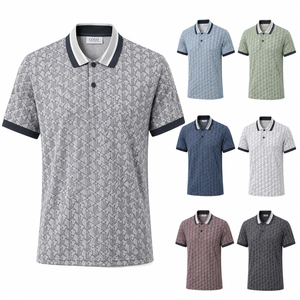 Camisas de Manga Corta para Hombre, Diseño Personalizado a Cuadros, Sublimadas, Transpirables, Casuales, de Alta Calidad, OEM, Poliéster/Algodón - Product Image 1