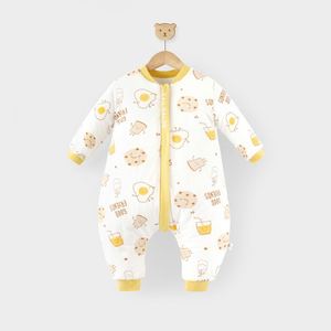 ถุงนอนทารกผ้าฝ้ายเป็นมิตรกับสิ่งแวดล้อมปรับแต่งได้สำหรับเด็กถุงนอนทารกสวมใส่ได้พร้อมซิป2ทาง - Product Image 4