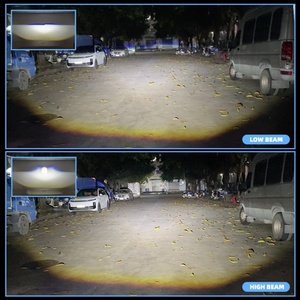 G3 Mini <b>H4</b> Projector Lens 130w Car <b>H4</b> Mini Bi-led Projector Lens With Laser Led Headlights Led Light <b>H4</b> Projector Headlight - Product Image 6