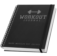 Planificateur d'entraînement et journal de suivi A5 personnalisé en cuir avec spirale, pour le suivi des objectifs de remise en forme et des progrès nutritionnels