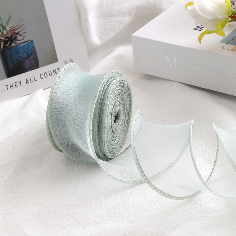 Vert menthe clair*6 cm*10 yards en sac