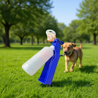 Bouteille d'eau ABS pour chiens - Transporteur portable pour animaux de compagnie toutes saisons