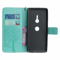 Casing ponsel kulit PU dompet pohon bunga Emboss mewah untuk Realme 11 pro c55 c53 realme gt 3 aksesori ponsel