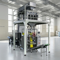 Machine d'emballage verticale multi-têtes RL720, machine d'emballage automatique de granulés alimentaires en sachet, équipement VFFS