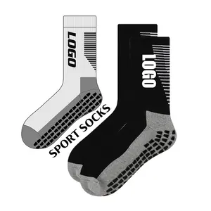 Бесплатный дизайн и макет пользовательских носков с логотипом, на заказ, Нескользящие резиновые носки, футбольные носки