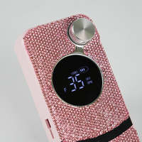 Ponceuse à Ongles Professionnelle sans Fil avec Panneau à Strass, Moteur Brossé Rechargeable 2000 mAh pour le Façonnage des Ongles