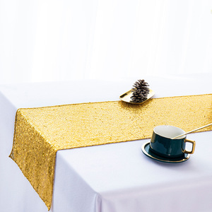 <span class=keywords><strong>Chemin</strong></span> <span class=keywords><strong>de</strong></span> <span class=keywords><strong>table</strong></span> Yinon à imprimé animal, 3 couches, entièrement brodé <span class=keywords><strong>de</strong></span> paillettes, personnalisable, style méditerranéen, 100% polyester, en gros - Product Image 4