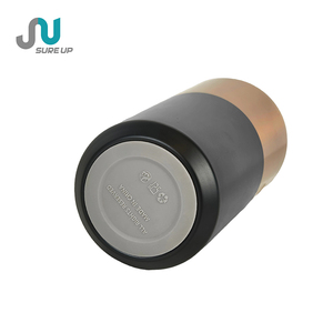 Borraccia Termica Nera Oro 350ml con Tappo a Pressione, Antigoccia, in Acciaio Inossidabile Isolato Sottovuoto per Ufficio, Caffetteria, Pendolarismo, Uso Quotidiano - Product Image 6