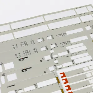Stampa personalizzata 3 M adesivo serigrafato in policarbonato Lexan sticker Gloss o Matte finish pc Lexan label