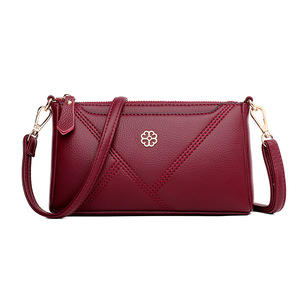 Women Branded Trend Hand Bag Female Causal Shoulder Handbags Embroidery Thread <b>Small</b> PU Leather Crossbody Bags - Product Image 5