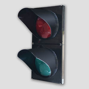 Feu de route à deux faces, 200mm, rouge et vert - Product Image 4