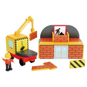 אריחים מגנטיים פלסטיק 36 יח בנייה להגדיר להתלבש כמו צעצוע מנוף - Product Image 3