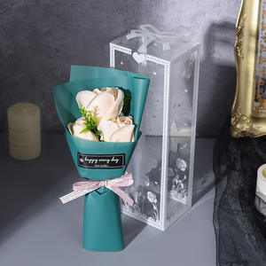 Ramo de <span class=keywords><strong>Flores</strong></span> Artificiales de Jabón en Caja de Regalo para el Día de la Madre, San Valentín, Navidad, Regalo para Amigos - Product Image 4