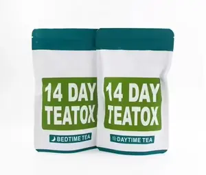 Private Label 14 Days Detox Slimming Tea Chinese Herbal Tea Healthcare Supplement For Weight Loss