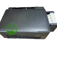 Imprimante Jet d'Encre Tout-en-un 4 Couleurs A4 L380 pour Epson EcoTank L380 L383 avec Réservoir d'Encre, Imprimante à Sublimation