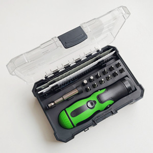 Juego de destornilladores con mango verde, kit de puntas métricas de 17 piezas con cabezal giratorio hexagonal para carpintería en el hogar y reparación de tuberías de plástico - Product Image 5