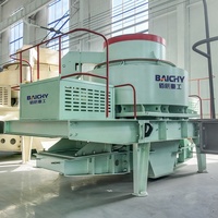 Concasseur VSI Baichy, machine de fabrication de sable artificiel, concasseur à axe vertical, concasseur mobile, équipement pour sable, gravier, marbre, granit