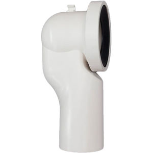 Curva de jarrón de drenaje universal blanco de 100mm con junta Característica clave de los limpiadores de drenaje - Product Image 2