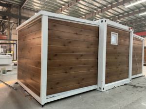 Maisons modulaires conteneurs maritimes pliables/extensibles de 20/40 pieds entièrement équipées, design contemporain, sécurité en acier, pour hôtels et cours. - Product Image 3