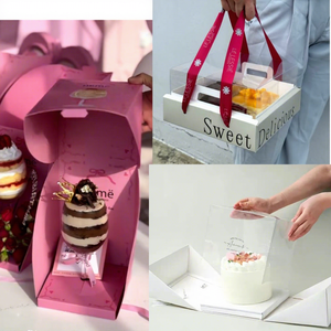 Boîtes cadeaux en papier personnalisées pour fleurs, vente en gros, boîtes à fleurs pliables avec nœud pour fleurs et amour - Product Image 2