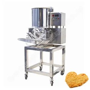 150mm ticari manuel Hamburger Patty basın makinesi tavuk Nuggets tavuk pasta makinesi için et işleme hattı