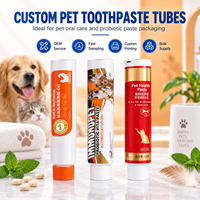 Emballage de tube de dentifrice en aluminium-plastique non toxique avec bouchon à vis, approuvé pour le contact alimentaire, logo personnalisé, impression UV, marque HaoShuoDa
