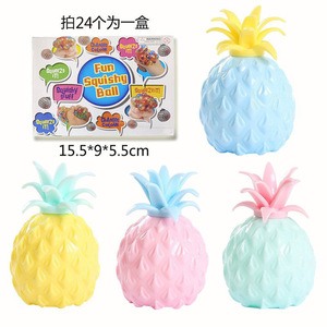 Juguete de piña popular con sonido, <span class=keywords><strong>trompeta</strong></span> musical, de goma suave para desahogar, juguete de piña para apretar y liberar emociones - Product Image 5
