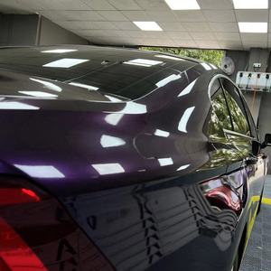 WRAPMASTER 1,52x17M PET Metálico Brillante <span class=keywords><strong>Venecia</strong></span> Púrpura Vinilo Adhesivo Metálico Car Wrap Vinilo - Product Image 4