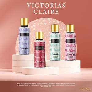 Perfume Corporal en Spray Floral Victoria Ladies de 250 ml, Tamaño Regular, Botella de Vidrio Dorada, Fragancia Duradera, Colección Explosions Home - Product Image 6