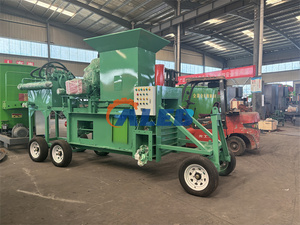 हाइड्रोलिक बैगिंग बैलर साइलेज प्रेस ब्लॉक मशीन मकई डंठल घास गंठनी मशीन - Product Image 5